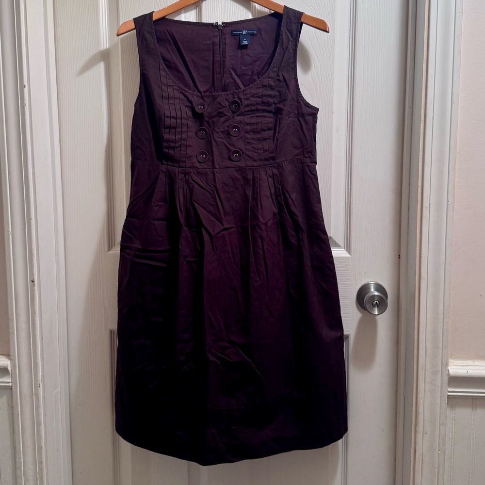 Gap- Chocolate Brown Sleeveless Dress - Size 8